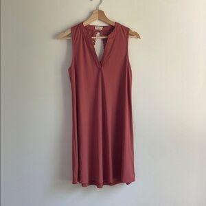 Hem & Thread Rust Mini Dress